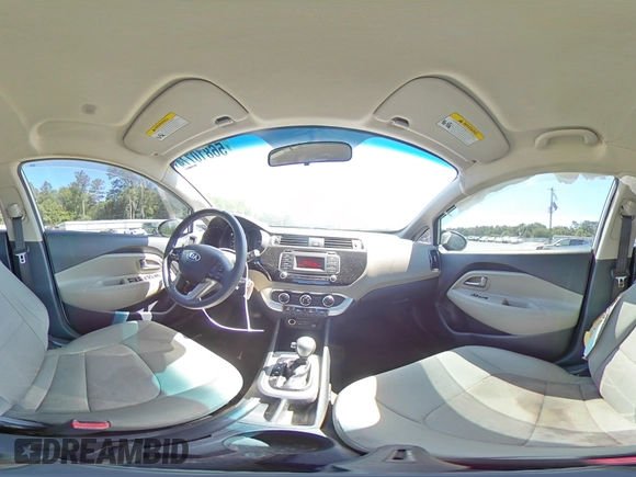 2016 Kia Rio LX with VIN KNADM4A36G6663261, listed as a Copart auction lot 56810774 with 154,428 mi miles and Salvage Title. Bid and sale history available at carsss.com. Image 13.