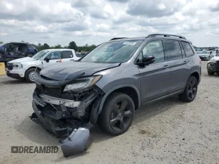 2019 Honda Passport Elite with VIN 5FNYF8H05KB016252, listed as a Copart auction lot 54425855 with 56,862 mi miles and Salvage title. Bid and sale history available at DreamBid. Image 1.