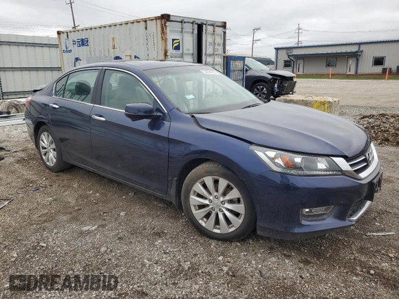 2013 Honda Accord EX with VIN 1HGCR2F77DA175513, listed as a Copart auction lot 53894165 with Not provided miles and Salvage title. Bid and sale history available at DreamBid. Image 4.
