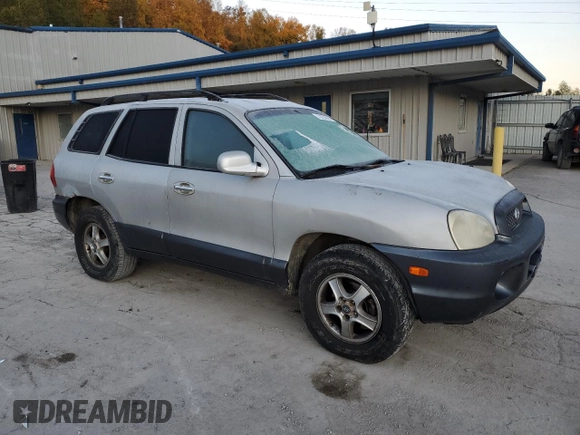 2003 Hyundai Santa Fe LX with VIN KM8SC73E63U536654, listed as a Copart auction lot 76224694 with 191,977 mi miles and Salvage Title. Bid and sale history available at carsss.com. Image 4.
