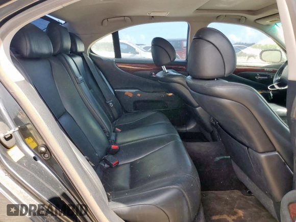 2007 Lexus LS 460 with VIN JTHBL46F675003368, listed as a Copart auction lot 62220355 with 176,745 mi miles and Salvage title. Bid and sale history available at DreamBid. Image 10.