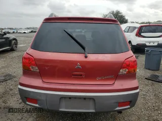 2003 Mitsubishi Outlander LS with VIN JA4LX31G03U109359, listed as a Copart auction lot 47572045 with 213,962 mi miles and Salvage Title. Bid and sale history available at carsss.com. Image 6.