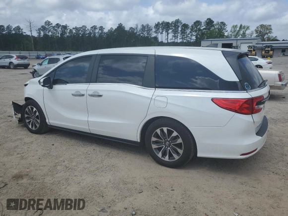2022 Honda Odyssey EX-L с VIN 5FNRL6H71NB002691, выставлен на аукционе Copart как лот 51344185 с пробегом 62 820 миль миль и Списание • Salvage title. История ставок и продаж доступна на DreamBid. Изображение 2.