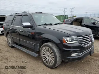 2017 Lincoln Navigator Reserve with VIN 5LMJJ2LT4HEL02403, listed as a Copart auction lot 72974344 with 128,393 mi miles and Salvage title. Bid and sale history available at DreamBid. Image 4.