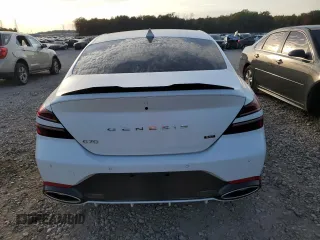 2023 Genesis G70 3.3T with VIN KMTG54TE5PU127068, listed as a Copart auction lot 78425934 with Not Provided miles and Salvage Title. Bid and sale history available at DreamBid. Image 6.