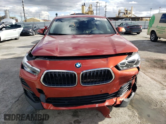 2021 BMW X2 sDrive28i with VIN WBXYH9C09M5S52059, listed as a Copart auction lot 41196404 with 10,506 mi miles. Bid and sale history available at carsss.com. Image 5.