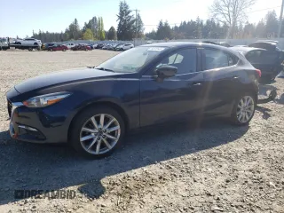2017 Mazda 3 Grand Touring z VIN JM1BN1M38H1117111, wystawiony jako Copart lot #54070545 z przebiegiem 94 264 mil mil oraz Szkoda całkowita • Salvage title. Historia ofert i sprzedaży dostępna na DreamBid. Obrazek 1.
