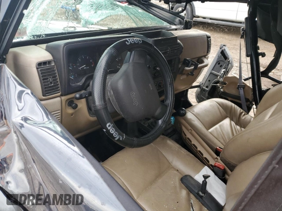 1999 Jeep Wrangler SE with VIN 1J4FY29P7XP484551, listed as a Copart auction lot 86881094 with 0 mi miles and Salvage Title. Bid and sale history available at carsss.com. Image 8.