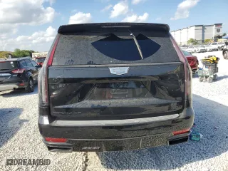 2023 Cadillac Escalade 4WD Sport Platinum with VIN 1GYS4GKL3PR460704, listed as a Copart auction lot 48256255 with 12,922 mi miles and Salvage Title. Bid and sale history available at carsss.com. Image 6.