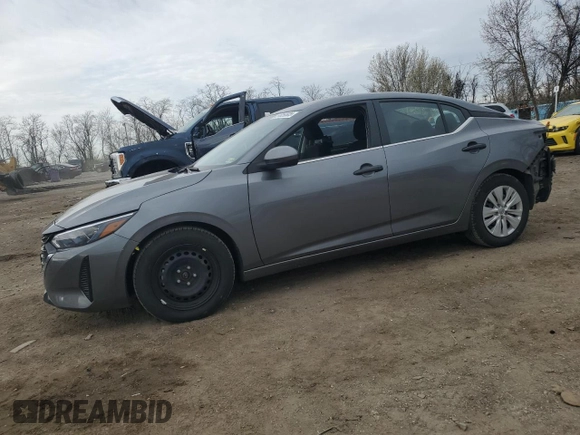 2024 Nissan Sentra S with VIN 3N1AB8BV6RY288487, listed as a Copart auction lot 51059505 with 33,195 mi miles and Salvage Title. Bid and sale history available at carsss.com. Image 1.