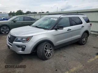 2018 Ford Explorer Sport с VIN 1FM5K8GT4JGC38775, выставлен на аукционе Copart как лот 64966755 с пробегом Не указан миль и Списание • Salvage title. История ставок и продаж доступна на DreamBid. Изображение 1.