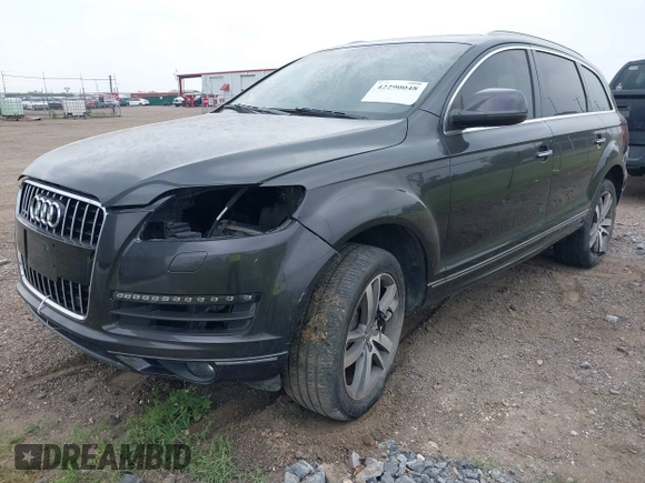 2014 Audi Q7 Premium Plus with VIN WA1LGAFE5ED013547, listed as a IAAI auction lot 42290048 with 179,269 mi miles and . Bid and sale history available at DreamBid. Image 20.
