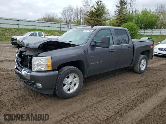 2011 Chevrolet Silverado 1500 LT with VIN 3GCPKSE33BG283936, listed as a Copart auction lot 55745525 with 282,464 mi miles and Clean Title. Bid and sale history available at DreamBid. Image 1.