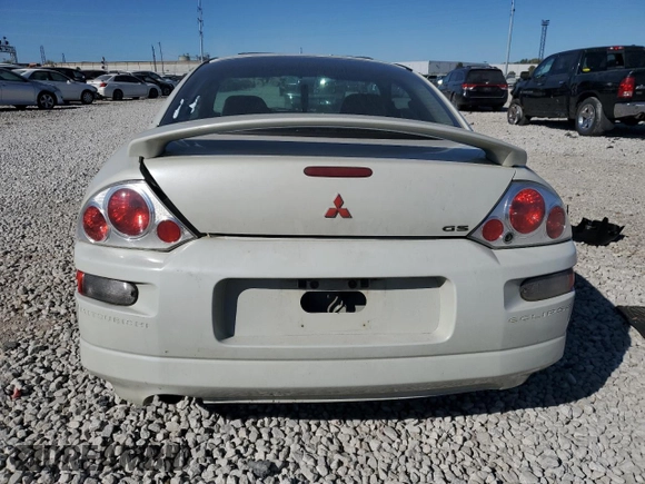 2001 Mitsubishi Eclipse GS with VIN 4A3AC44G61E145619, listed as a Copart auction lot 73569124 with 204,837 mi miles and Salvage Title. Bid and sale history available at carsss.com. Image 6.