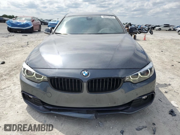 2020 BMW 4 Series 430i with VIN WBA4W3C03LAG91617, listed as a Copart auction lot 48552845 with 59,706 mi miles and Salvage title. Bid and sale history available at DreamBid. Image 5.