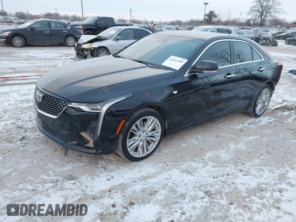 2023 Cadillac CT4 Premium Luxury with VIN 1G6DF5RK1P0108920, listed as a IAAI auction lot 41412309 with 14,113 mi miles and . Bid and sale history available at DreamBid. Image 20.