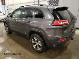 2017 Jeep Cherokee Trailhawk L Plus with VIN 1C4PJMBS0HD225346, listed as a Copart auction lot 85757134 with 81,810 mi miles and Salvage Title. Bid and sale history available at carsss.com. Image 2.