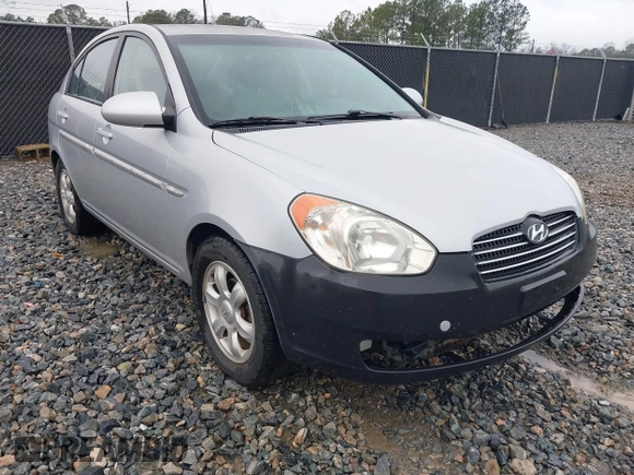 2006 Hyundai Accent GLS with VIN KMHCN46C46U035208, listed as a IAAI auction lot 41769016 with 141,065 mi miles. Bid and sale history available at carsss.com. Image 1.