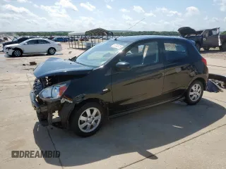 2014 Mitsubishi Mirage ES with VIN ML32A4HJ3EH022208, listed as a Copart auction lot 61242475 with 137,079 mi miles and Salvage title. Bid and sale history available at DreamBid. Image 1.
