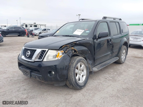 2012 Nissan Pathfinder LE with VIN 5N1AR1NN4CC616819, listed as a IAAI auction lot 41629253 with 146,648 mi miles. Bid and sale history available at carsss.com. Image 2.