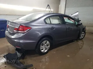 2015 Honda Civic Sedan LX with VIN 19XFB2F5XFE046079, listed as a Copart auction lot 89402115 with Not Provided miles and Non Repairable. Bid and sale history available at carsss.com. Image 3.