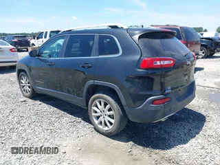 2016 Jeep Cherokee Limited with VIN 1C4PJLDB9GW320207, listed as a IAAI auction lot 42350707 with 90,936 mi miles and . Bid and sale history available at DreamBid. Image 3.