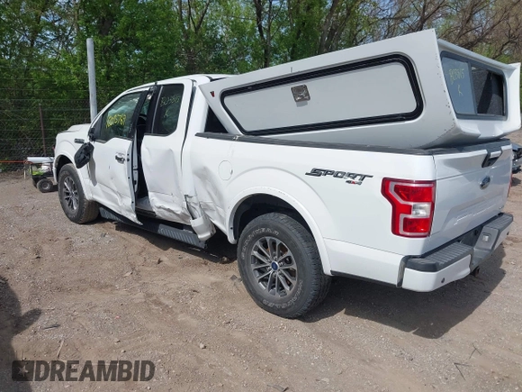 2018 Ford F-150 XL with VIN 1FTFX1EGXJFB03815, listed as a IAAI auction lot 42095769 with 98,908 mi miles and . Bid and sale history available at DreamBid. Image 3.
