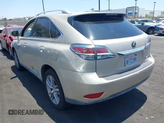 2015 Lexus RX 450h with VIN 2T2BC1BA0FC007066, listed as a IAAI auction lot 42462987 with 91,800 mi miles and . Bid and sale history available at DreamBid. Image 3.