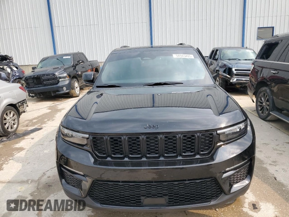 2025 Jeep Grand Cherokee Limited with VIN 1C4RJHBG9SC316771, listed as a Copart auction lot 58943495 with 860 mi miles and Salvage title. Bid and sale history available at DreamBid. Image 5.