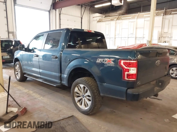 2018 Ford F-150 XL with VIN 1FTEW1EPXJKE93689, listed as a IAAI auction lot 41710693 with 117,065 mi miles. Bid and sale history available at carsss.com. Image 3.