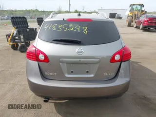 2009 Nissan Rogue S with VIN JN8AS58V19W161161, listed as a IAAI auction lot 41835248 with 174,926 mi miles. Bid and sale history available at carsss.com. Image 16.