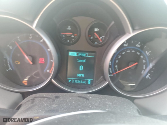 2014 Chevrolet Cruze LS with VIN 1G1PA5SG8E7483036, listed as a Copart auction lot 52026115 with 113,243 mi miles and Clean Title. Bid and sale history available at carsss.com. Image 9.