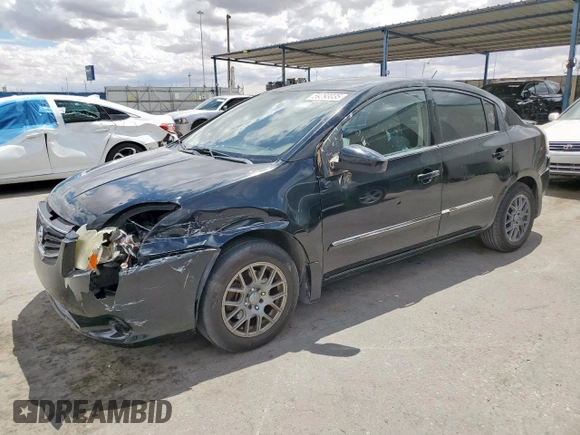 2012 Nissan Sentra S with VIN 3N1AB6AP7CL735551, listed as a Copart auction lot 59293035 with Not provided miles and Salvage title. Bid and sale history available at DreamBid. Image 1.