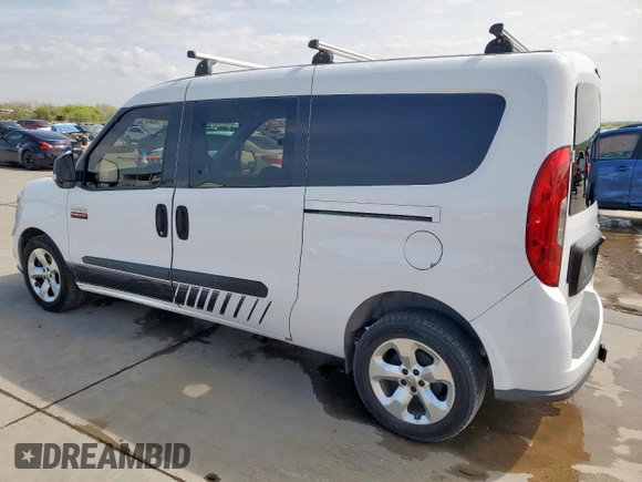 2015 Ram ProMaster City Cargo Tradesman SLT with VIN ZFBERFBT2F6A44762, listed as a Copart auction lot 50658715 with 129,738 mi miles and Clean Title. Bid and sale history available at DreamBid. Image 2.