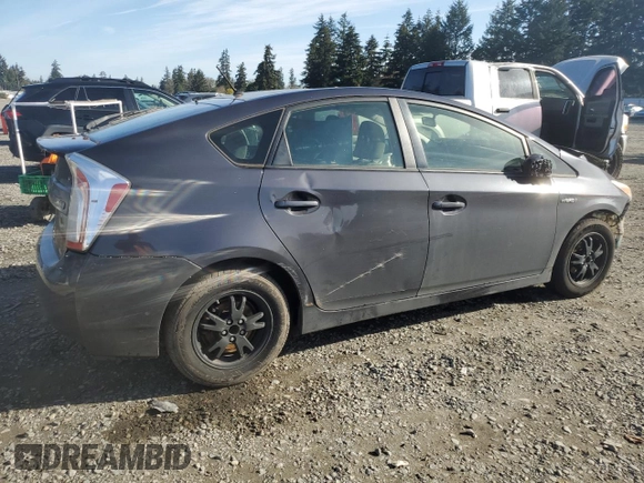2013 Toyota Prius One with VIN JTDKN3DU6D5602015, listed as a Copart auction lot 51057985 with 190,962 mi miles and Salvage Title. Bid and sale history available at carsss.com. Image 3.