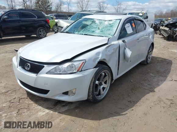 2007 Lexus IS 250 with VIN JTHCK262472019451, listed as a IAAI auction lot 41948899 with 120,637 mi miles. Bid and sale history available at carsss.com. Image 17.