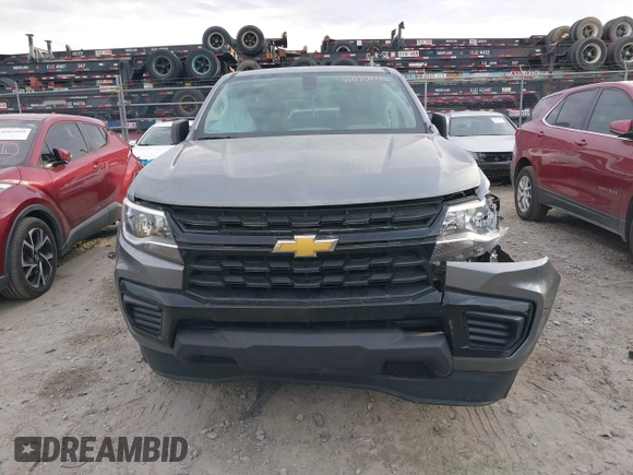 2022 Chevrolet Colorado 2WD Work Truck with VIN 1GCGSBEN4N1319525, listed as a IAAI auction lot 41070216 with 22,337 mi miles and . Bid and sale history available at DreamBid. Image 13.