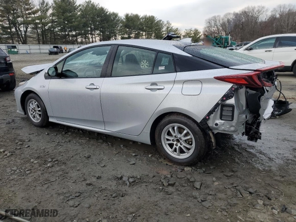 2021 Toyota Prius Prime LE with VIN JTDKAMFP8M3185727, listed as a Copart auction lot 47000745 with NaN miles and Salvage Title. Bid and sale history available at carsss.com. Image 2.