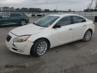 2013 Buick Regal Turbo Premium 1 with VIN 2G4GS5EV8D9166154, listed as a Copart auction lot 49793335 with 154,214 mi miles and Salvage Title. Bid and sale history available at carsss.com. Image 1.
