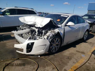 2016 Buick Regal GS with VIN 2G4GV5GX0G9109652, listed as a Copart auction lot 77699124 with 129,264 mi miles and Clean Title. Bid and sale history available at carsss.com. Image 1.