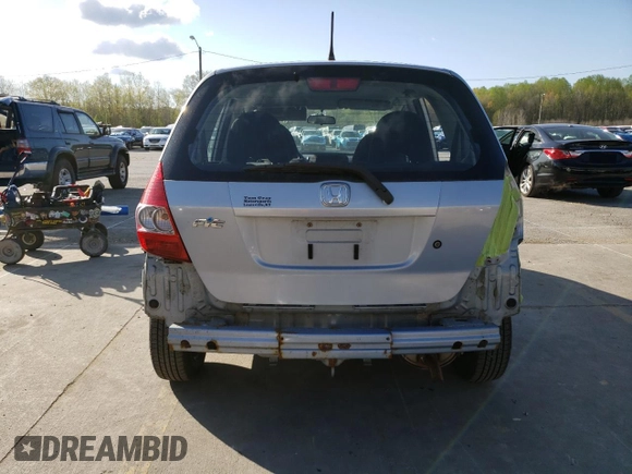2008 Honda Fit with VIN JHMGD38408S008707, listed as a Copart auction lot 52758965 with 132,193 mi miles and Salvage Title. Bid and sale history available at carsss.com. Image 6.