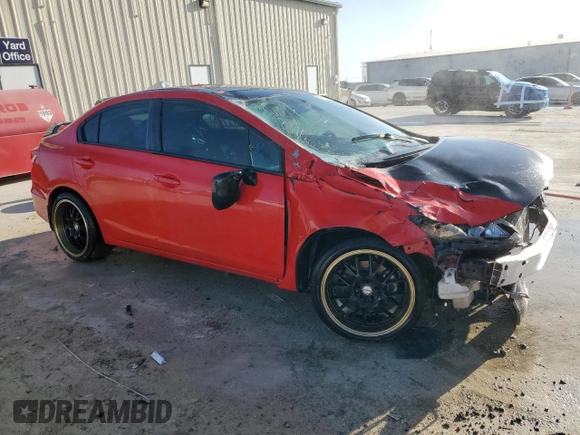 2015 Honda Civic Sedan Si with VIN 2HGFB6E59FH709589, listed as a Copart auction lot 48765265 with 73,331 mi miles and Salvage Title. Bid and sale history available at carsss.com. Image 4.