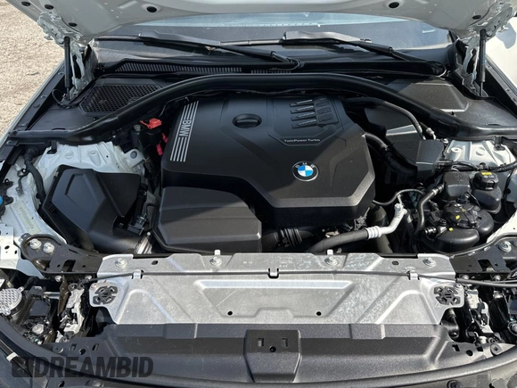 2021 BMW 3 Series 330i with VIN 3MW5R1J00M8B48688, listed as a Copart auction lot 49133935 with 43,293 mi miles and Clean Title. Bid and sale history available at carsss.com. Image 7.