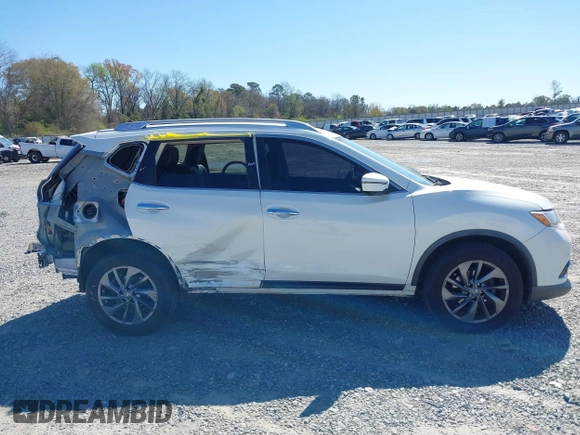 2016 Nissan Rogue SV with VIN KNMAT2MVXGP703040, listed as a IAAI auction lot 41781739 with 88,504 mi miles. Bid and sale history available at carsss.com. Image 13.