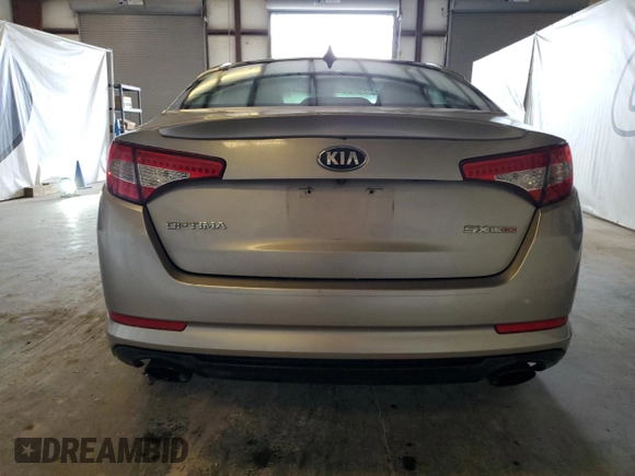 2013 Kia Optima SX with VIN 5XXGR4A63DG134942, listed as a Copart auction lot 61727985 with 169,498 mi miles and Clean title. Bid and sale history available at DreamBid. Image 6.
