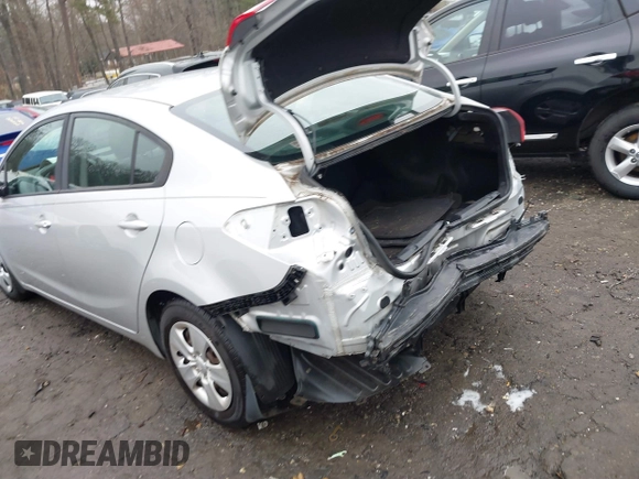 2017 Kia Forte LX with VIN 3KPFK4A71HE090673, listed as a IAAI auction lot 41504905 with 148,388 mi miles. Bid and sale history available at carsss.com. Image 3.