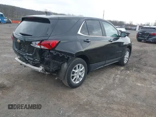 2023 Chevrolet Equinox LT with VIN 3GNAXUEG9PL268580, listed as a IAAI auction lot 42062217 with 30,306 mi miles and . Bid and sale history available at DreamBid. Image 4.