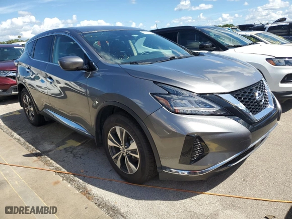 2022 Nissan Murano S with VIN 5N1AZ2AS2NC122396, listed as a Copart auction lot 74140754 with 45,524 mi miles and Non Repairable. Bid and sale history available at carsss.com. Image 4.
