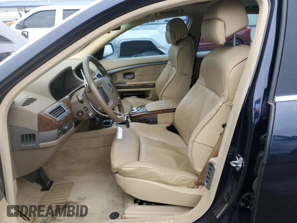 2003 BMW 7 Series 745Li with VIN WBAGN63433DR15033, listed as a Copart auction lot 41573015 with 76,723 mi miles and Salvage Title. Bid and sale history available at carsss.com. Image 7.