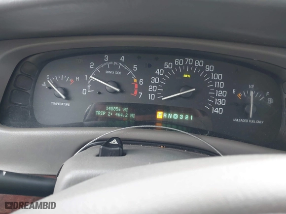 1999 Buick Park Avenue Ultra with VIN 1G4CU5217X4658627, listed as a IAAI auction lot 42013174 with 148,856 mi miles. Bid and sale history available at carsss.com. Image 7.